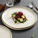 Elegant Off-White Dinner Plate - Enhance Your Culinary Presentations