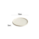 Elegant Off-White Dinner Plate - Enhance Your Culinary Presentations