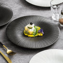 Elegant Textured Dessert Plates for Sophisticated Dining