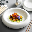 Elegant White Glossy Serving Plates