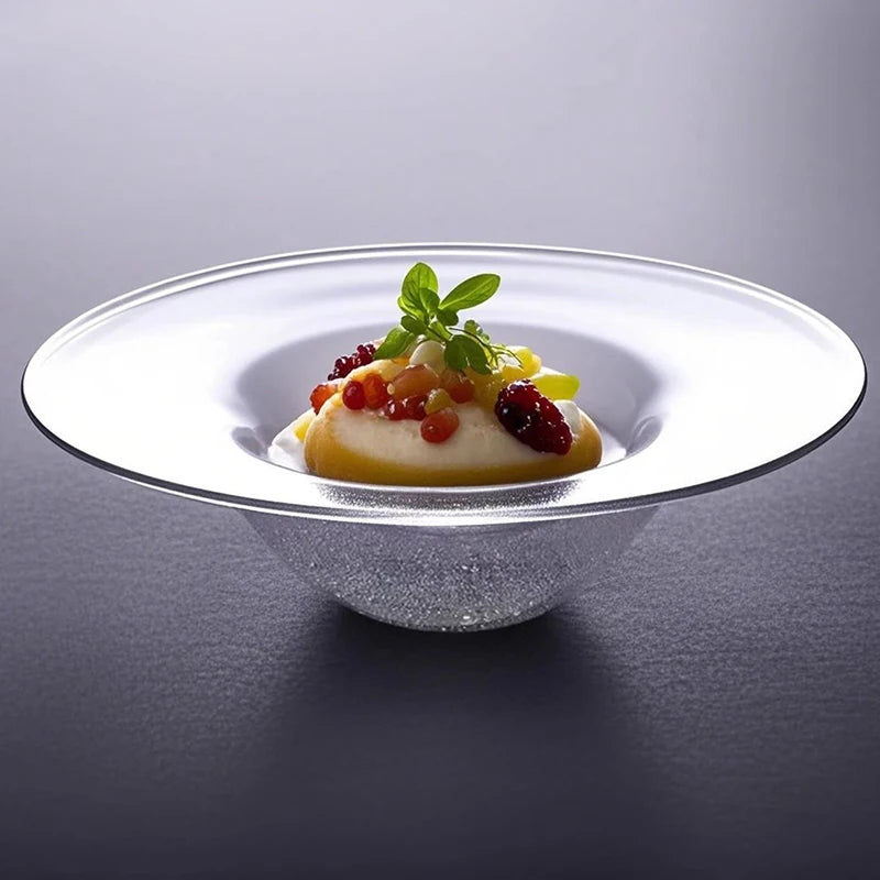 Stylish Wide Rim Bowl for Modern Fine Dining