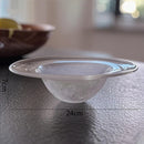 Elegant Wide-Rimmed Bowl Plate for Fine Dining