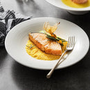 Elevated White Ceramic Pedestal Plate