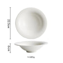 Elevated White Ceramic Pedestal Plate