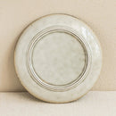 Embossed Floral Ceramic Dinner Plate