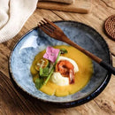 Glazed Marbled Type Ceramic Bowl