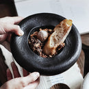 Irregular Ceramic Bowl, Vintage Style, for Soup and Salad