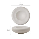 Irregular Ceramic Bowl, Vintage Style, for Soup and Salad
