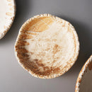 Irregular Ceramic Pasta Plate, Flame-Kilned Glaze, for Soup and Salad, 8–12.5 in