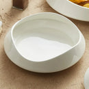 Irregular Ceramic Soup Bowl, for Steak and Pasta