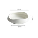 Irregular Ceramic Soup Bowl, for Steak and Pasta