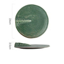 Irregular Porcelain Serving Plate, for Sushi and Sashimi, 9.4 in