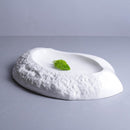 Irregular Shape Deep Ceramic Plate