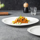 Large White Oval Ceramic Platter