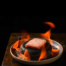 Matte Black Ceramic Underplate with Rustic Rim for Gourmet Plating