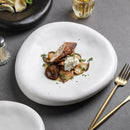 Matte Pebble Plate for Minimalist Gourmet Plating