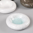 Mini Marble-Glazed Pebble Plate for Bouche & Sauces