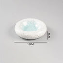 Mini Marble-Glazed Pebble Plate for Bouche & Sauces