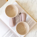 Minimalist Ceramic Coffee Cup, Oversized Loop Handle
