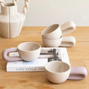 Minimalist Ceramic Coffee Cup, Oversized Loop Handle