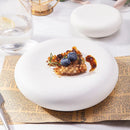 Minimalist White Matte Ceramic Serving Dish