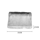 Modern Fine Dining Presentation Glass Plate