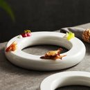 Modern Ring-Shaped Ceramic Plate