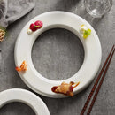 Modern Ring-Shaped Ceramic Plate