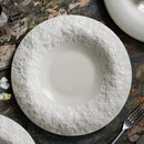 Modern Two-Tone Textured Plate for Elegant Dining