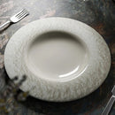 Modern Two-Tone Textured Plate for Elegant Dining