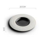 Modern Two-Tone Textured Plate for Elegant Dining
