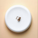 Molecular Gastronomy Ceramic Plate Black and White