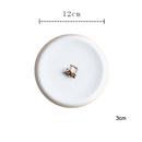 Molecular Gastronomy Ceramic Plate Black and White