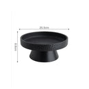 Pedestal Matte Ceramic Platter, for Soup and Desserts, 4.7–8 in