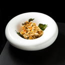 Round Ceramic Donut Shaped Bowl Modern Design