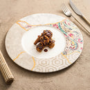 Round Ceramic Fine Dining Plate, for Steak and Pasta, 11.25 in