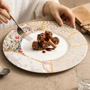 Round Ceramic Fine Dining Plate, for Steak and Pasta, 11.25 in