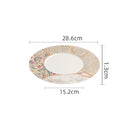 Round Ceramic Fine Dining Plate, for Steak and Pasta, 11.25 in
