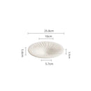 Round Ceramic Pasta Plate, for Soup and Desserts, 10 in