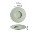 Round Reactive Glaze Ceramic Plate, for Salad, 10 in
