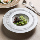 Round Reactive Glaze Ceramic Plate, for Salad, 10 in