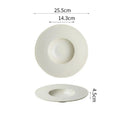 Round Reactive Glaze Ceramic Plate, for Salad, 10 in