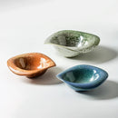 Rustic Ceramic Bowl Asymmetric Dish for Modern Dining