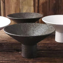 Rustic Elevated Black Bowl Plat