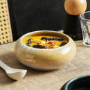 Rustic Glazed Ceramic Soup Bowl