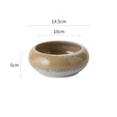 Rustic Glazed Ceramic Soup Bowl