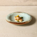 Rustic Glazed Vintage Pattern Ceramic Plate