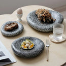 Rustic Granite-like Textured Dining Plates