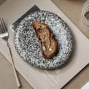Rustic Granite-like Textured Dining Plates
