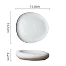 Rustic Granite-like Textured Dining Plates